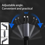 ⚡ 120W 4-in-1 Retractable Car Charger — Fast, Smart & Compact 🚘. HIGH QUALITY