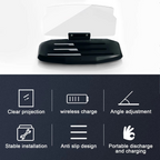 Car Head Up Display & Wireless Charger