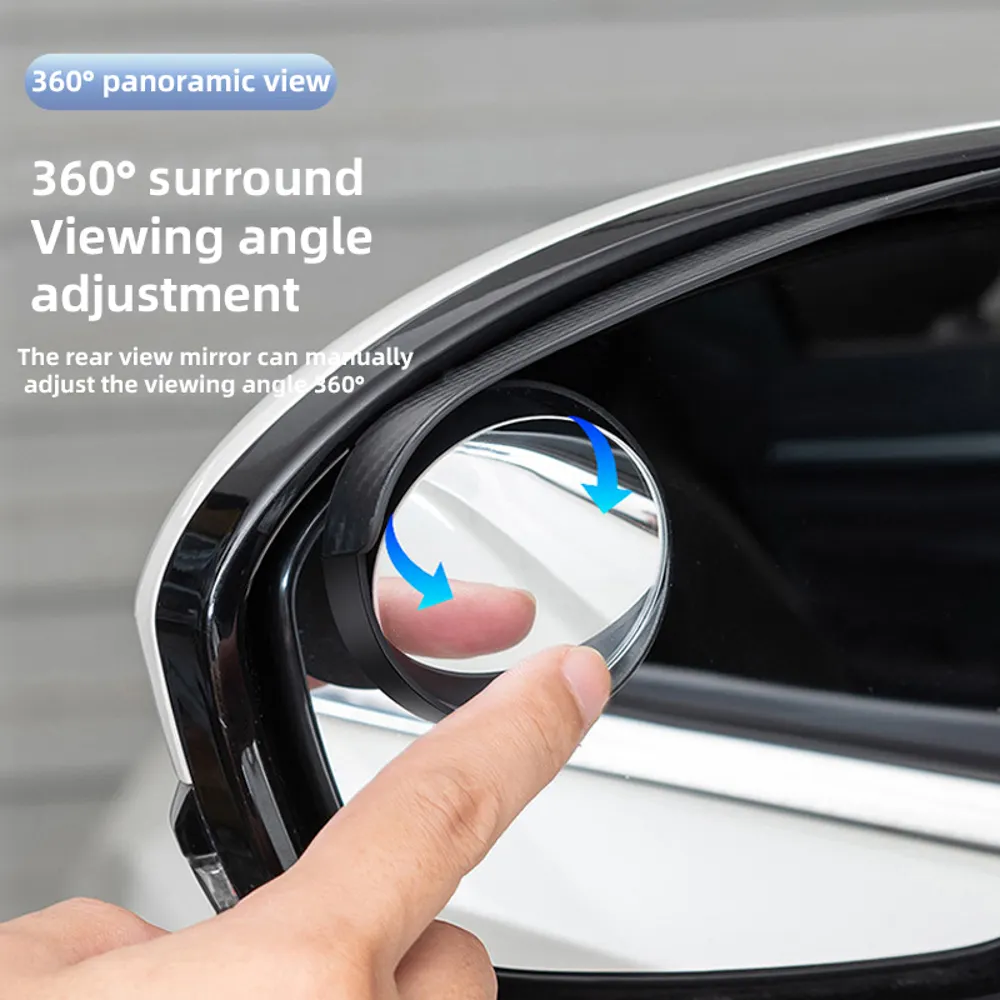 Carbon Fiber Car Mirror Blind Spot & Rain Visor Accessories - view 4